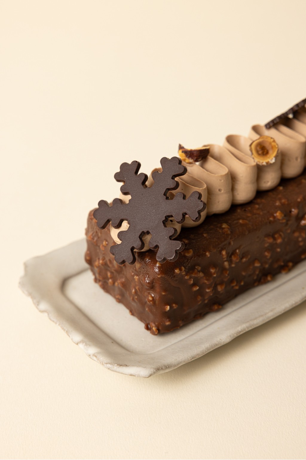 Bûche Glacée Rocher Chocolat ∗ Maxime Raiffé, Meilleur Apprenti de France