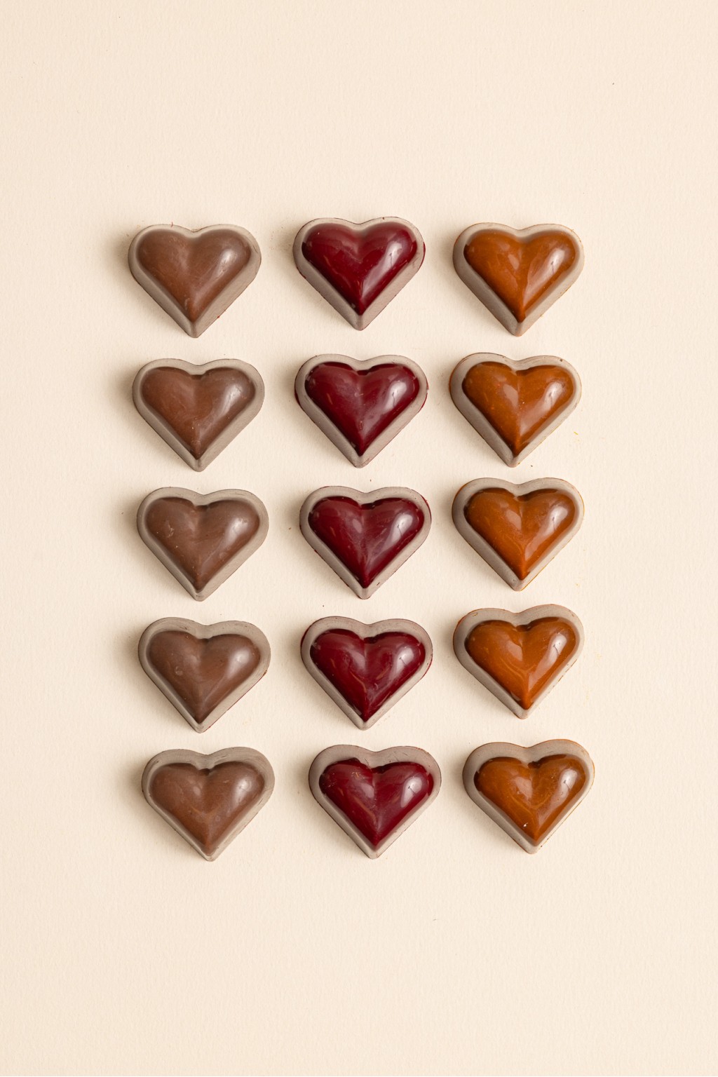 Coffret Coeurs - 15 pièces