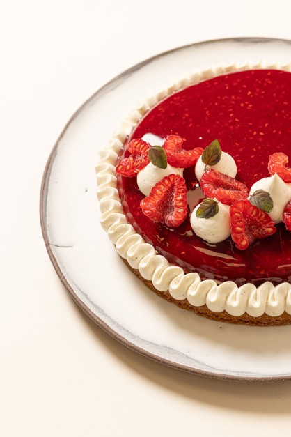 Tarte Framboise ∗ Hibiscus • EXPLORE par Maxime Raiffé, Meilleur Apprenti de France