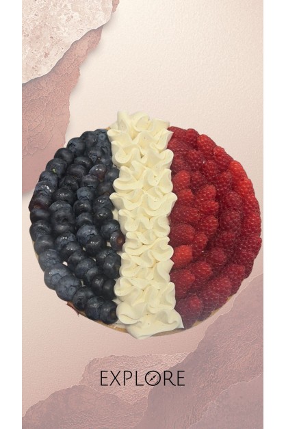 Tarte "Allez les Bleus !" ∗ Maxime Raiffé, Meilleur Apprenti de France