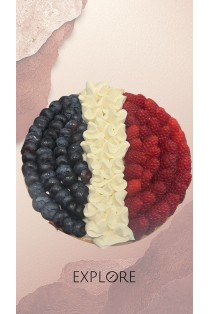 Tarte "Allez les Bleus !" ∗ Maxime Raiffé, Meilleur Apprenti de France